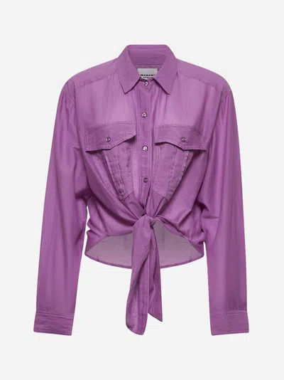 Isabel Marant Étoile Fuchsia Voile Nath Shirt
