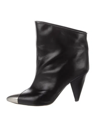 Pre-owned Isabel Marant Leather Boots In Black