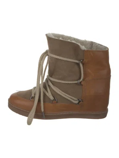 Pre-owned Isabel Marant Leather Boots In Brown