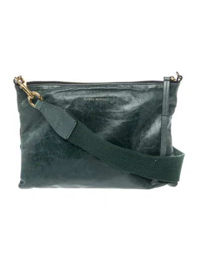 Pre-owned Isabel Marant Leather Clutch In Green
