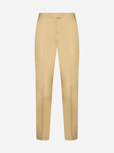 Isabel Marant Nolena Hemp-blend Trousers In Straw