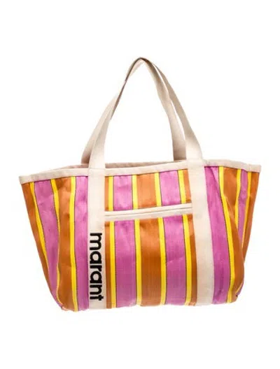 Pre-owned Isabel Marant Nylon Tote In Pink