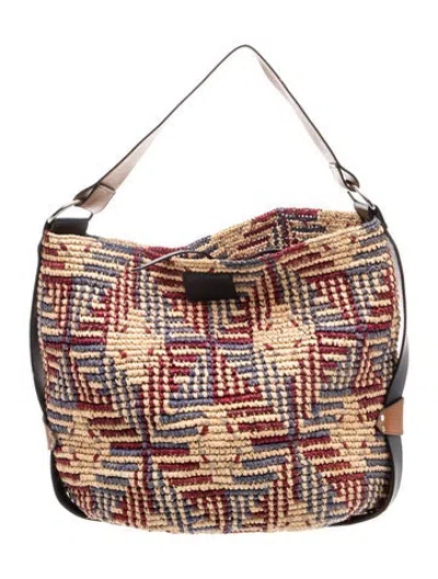 Pre-owned Isabel Marant Straw Tote In Neutrals