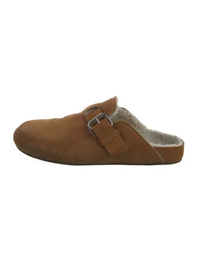 Pre-owned Isabel Marant Suede Mules In Brown