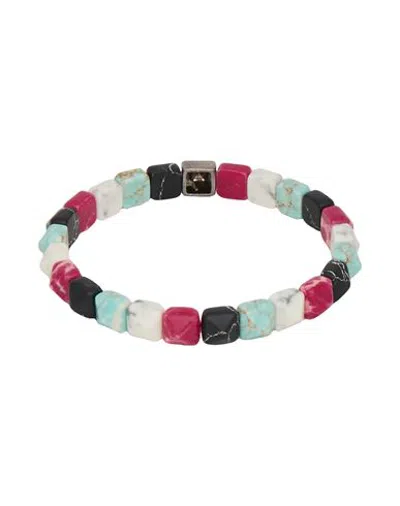 Isabel Marant Woman Bracelet Black Size - Stone, Metal In Multi