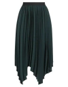 Isabel Marant Woman Midi Skirt Dark Green Size 2 Acetate, Silk