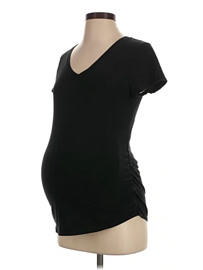 Pre-owned Isabel Maternity Short Sleeve T-shirt In Black
