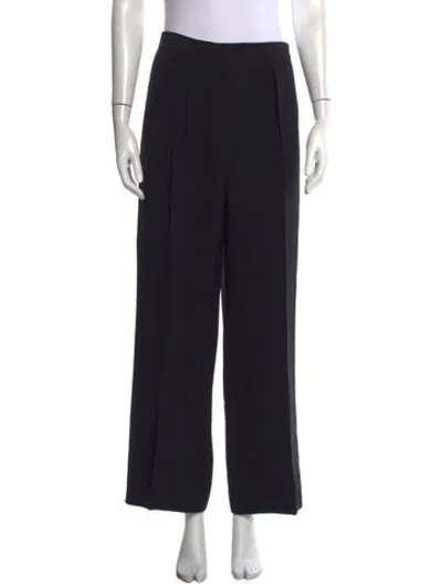 Pre-owned Issa Wide Leg Pants In Black