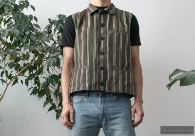 Pre-owned Issey Miyake Cotton Vest In Multicolor