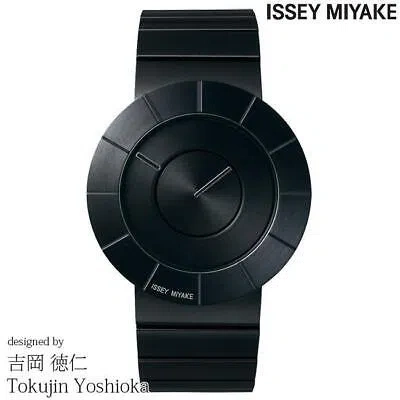 Pre-owned Issey Miyake Watch Men's To Black Tokuji Yoshioka Ny0n002 Stainless Steel Japan