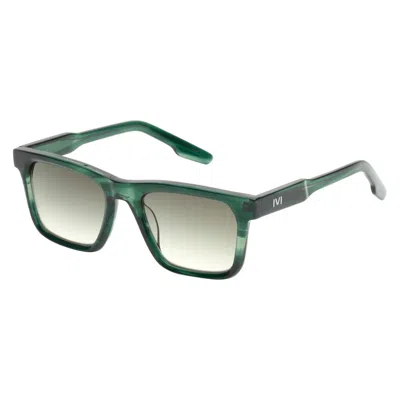 Ivi Vision Unisex Cali Sunglasses In Green/green Gradient