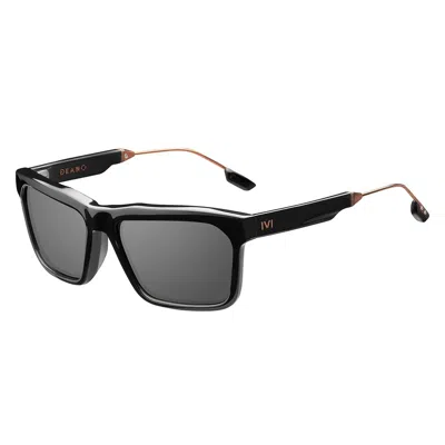 Ivi Vision Unisex Deano Sunglasses In Black / Copper In Multi