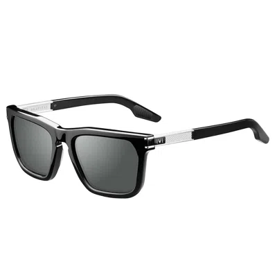 Ivi Vision Unisex Gravitas Sunglasses In Polished Black In Multi