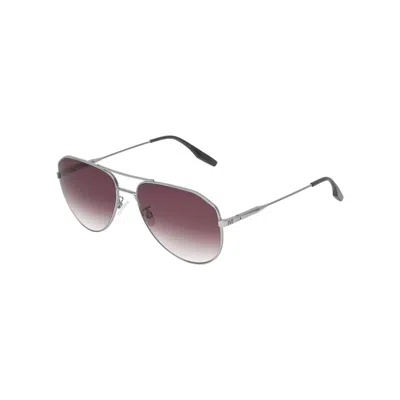 Ivi Vision Unisex Merc Sunglasses In Chrome/rose Gradient Lens In Red