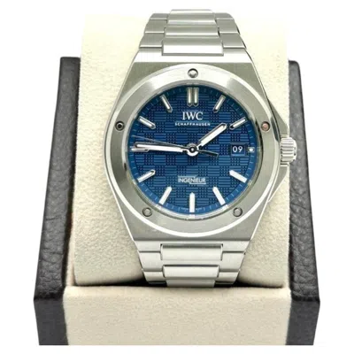 Pre-owned Iwc Schaffhausen New 2026 Iwc Ingenieur 40 Iw328907 Blue Dial Stainless Steel Box Paper