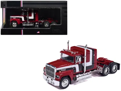 Ixo 1978 Ford Ltl-9000 Truck Tractor Red Metallic With Stripes 1/64 Diecast Model Car By  Models