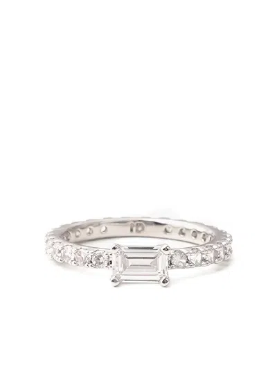 Izabel Display Ultra Slim Ring In Metallic