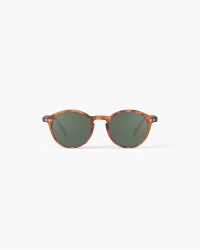 Izipizi Unisex #d Sunglasses In Brown In Green