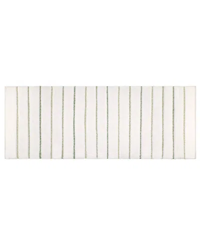 Izod Sandbar Double-vanity Rug, 24" X 60" In Green