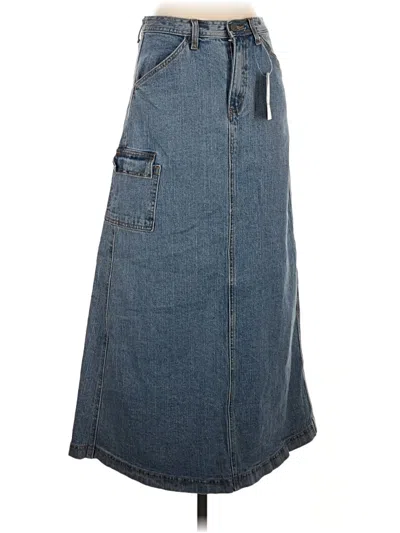 Pre-owned J. Galt Denim Skirt In Blue