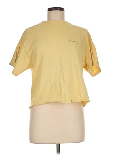 Pre-owned J. Galt Short Sleeve T-shirt In Yellow
