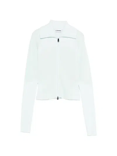 J. Lindeberg Contrast Zip-up Jacket In White