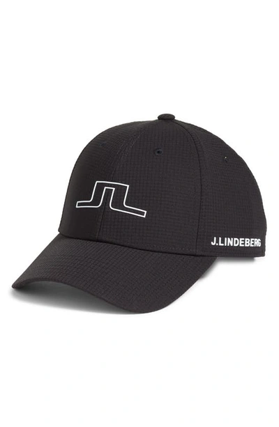 J. Lindeberg Caden Golf Cap In Black