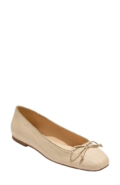 Jack Rogers Kenlyn Basket Weave Rattan Ballet Flat In Natural