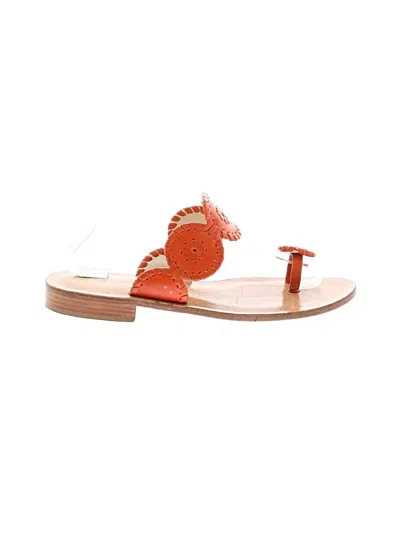 Pre-owned Jack Rogers Sandals In Orange