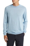 Jack Victor Bailey Merino Wool Blend Sweatshirt In Sky Blue