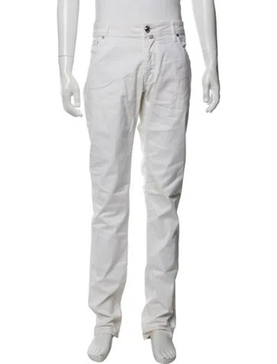 Pre-owned Jacob Cohen Pants In White