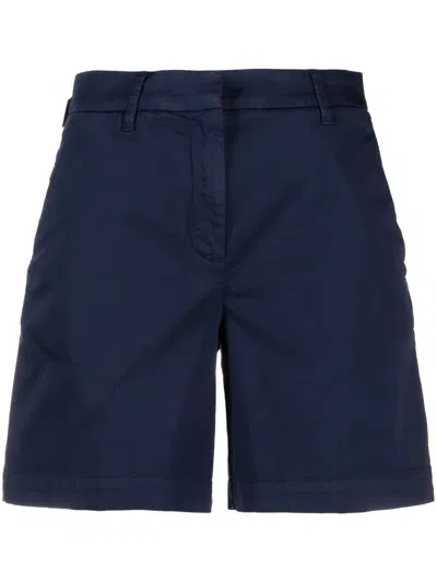 Jacob Cohen Straight-leg Chino Shorts In Blue