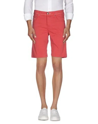 Jacob Cohёn Man Shorts & Bermuda Shorts Red Size 29 Cotton, Elastane In Red