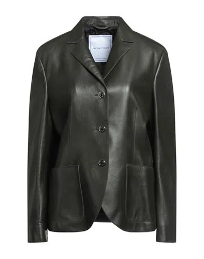 Jacob Cohёn Woman Blazer Black Size 6 Sheepskin