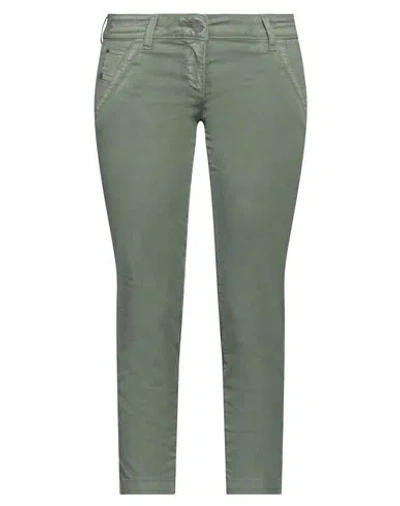 Jacob Cohёn Woman Pants Sage Green Size 27 Cotton, Lyocell, Elastane