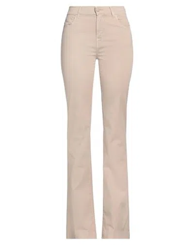 Jacob Cohёn Woman Pants Beige Size 25 Cotton, Elastane In Neutral