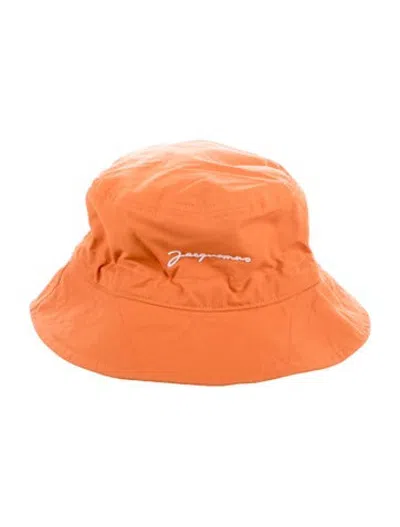 Pre-owned Jacquemus Bucket Hat In Orange