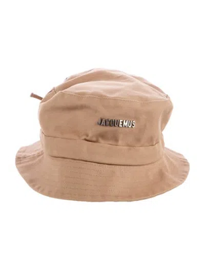 Pre-owned Jacquemus Canvas Bucket Hat In Neutrals