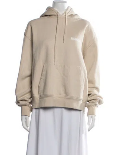 Pre-owned Jacquemus Crew Neck Long Sleeve Hoodie In Neutrals