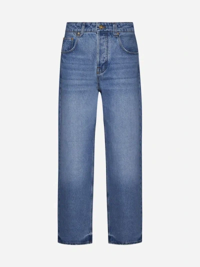 Jacquemus De-nimes Large Jeans In Multi