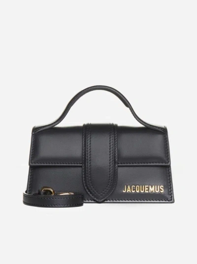 Jacquemus Le Bambino Leather Bag In Black  