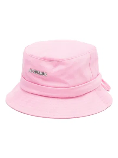 Jacquemus Le Bob Gadjo Bucket Hat In Pink