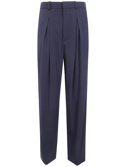 Jacquemus "le Pantalon Losange" Trousers In Blue