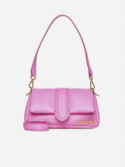 Jacquemus Le Petit Bambimou Leather Bag In Neon Pink