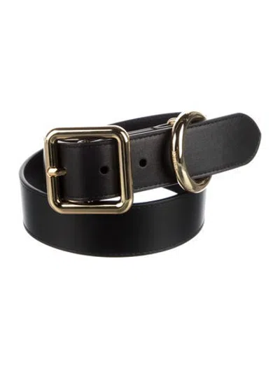 Pre-owned Jacquemus Leather Waist Belt In Black