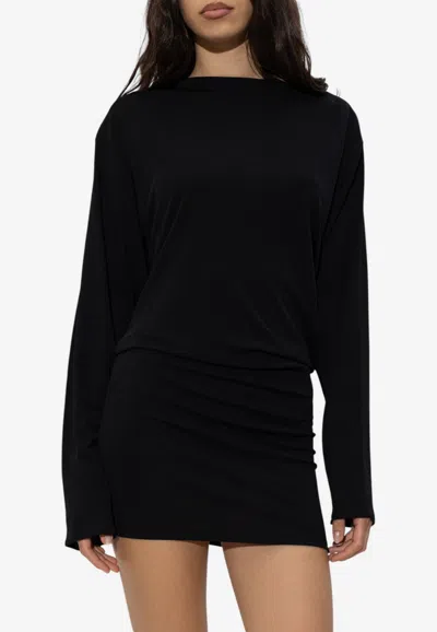 Jacquemus Mistral Mini Dress In Black