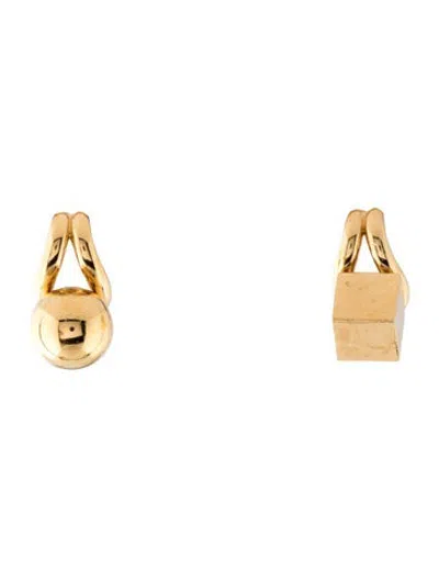 Pre-owned Jacquemus The Nodo Shape-embellished Drop Earrings In Multicolor