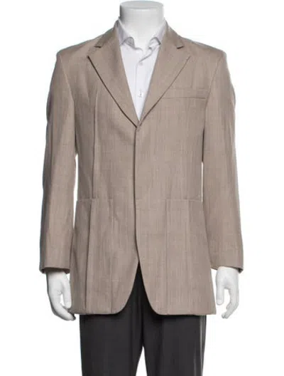 Pre-owned Jacquemus Virgin Wool Blazer In Neutrals