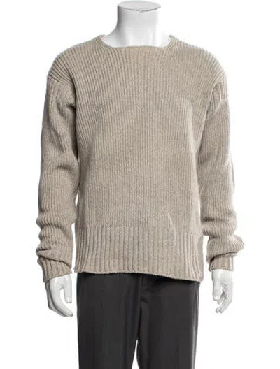 Pre-owned Jacquemus Wool Crew Neck Pullover In Neutrals
