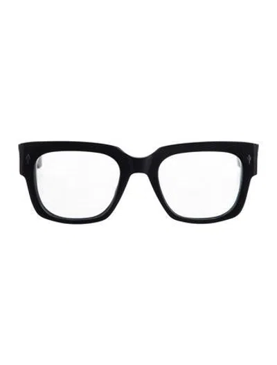 Pre-owned Jacques Marie Mage Enzo Square Eyeglasses In Blue